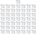 Aluminum Solar Panel Frame Clip for Automatic Rainwater Drainage, Water Deflector for Solar Panels 30-45mm Frame Thickness, 50 Pack, Compatible with Photovoltaic Modules(30mm)