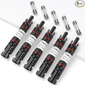 20A Solar Fuse Holder Inline,Male and Female Connector for Solar Panel and Solar Controller,Waterproof Solar Panel Fuse, 5PCS