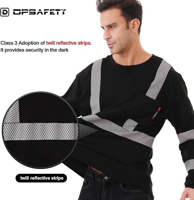 FR Shirt 6 oz Hi Vis Fire Resistant Flame Resistant Shirts for Men,Welding Shirt Cotton CAT2 Long-Sleeved Shirts