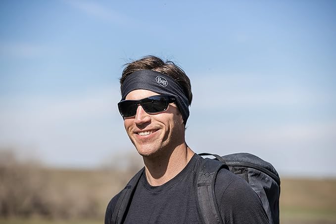 Buff CoolNet UV Half Neck Gaiter – UPF 50 Sun Protection, Cooling Face Mask, Quick Dry, Solid & Patterned, Adult Size