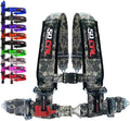 4 Point Harness for Bucket Seat, Quick Release Latch, 9 Color Options, Racing Harness, Race Car, Off Road Vehicle, UTV, RZR