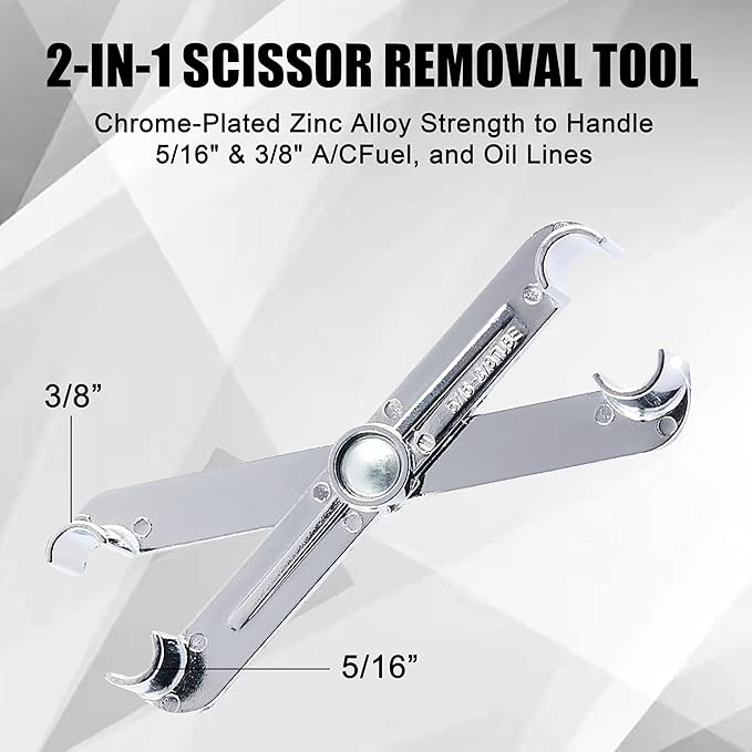 SGT 26pcs Master Quick Disconnect Tool Set,Fuel Line Disconnect Tool Set for A/C Fuel & Transmission Systems，Line Disconnect Tool Kit Apply to Most Vehicles