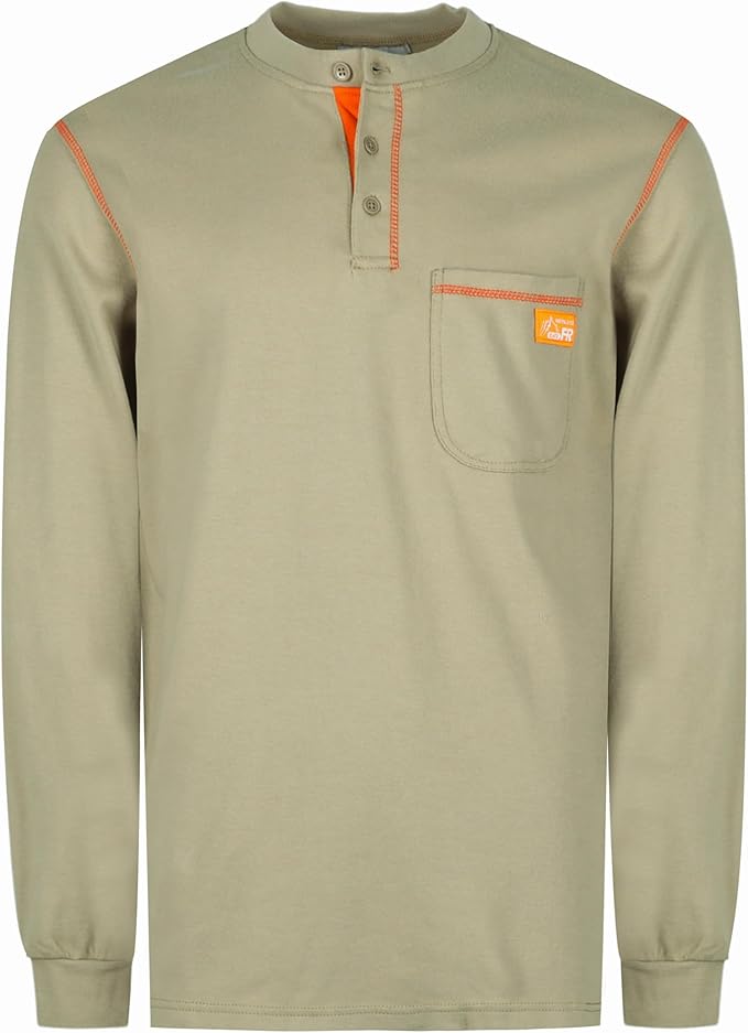 Titicaca FR Shirts Flame Resistant T Shirts 100% Cotton Men's Pre-Washed Fire Retardant T-Shirts