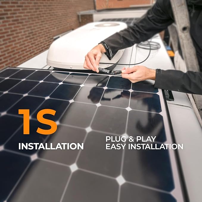 Solar Panel Connector 2 to 1 Solar Y Branch 2 Way 30A 1000V Solar Panel Splitter Y-Branch Cable Solar Panel Parallel Connectors Parallel Adapter for Solar Panel (1 Pairs)