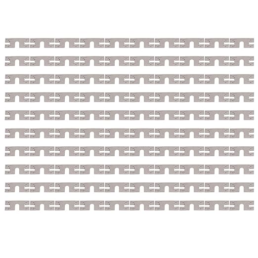 PV Grounding Washer 100pcs Stainless Steel Conductive Gasket Kit for Solar Panel T Slot Rail Mounting System Photovoltaic Grounding Clip