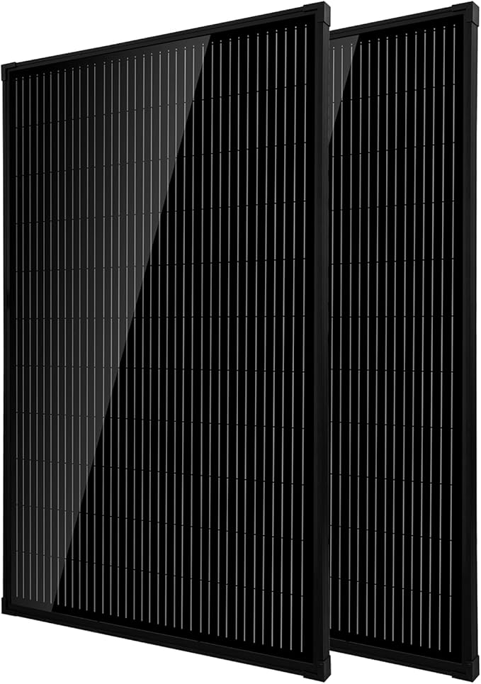 Topsolar Solar Panel 340W, 12 V/24V Monocrystalline Solar Panel PV Panel Off Grid Solar Power for Motorhome, Shed, Campervan, Caravan and Boat