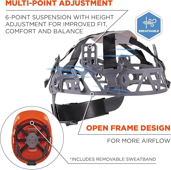 Ergodyne Skullerz 8966 Lightweight Cap-Style Hard Hat with Adjustable Venting - Type 1, Class C