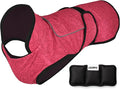 Dog Cooling Vest with Ice Pack – 2-Layer Evaporative Cooling Jacket with High Collar, UV Protection & Size-Matched Ice Pack – Cooling Vest for Dogs for Hot Weather (Pink Floral, X-Small)