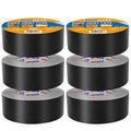 ADHES Deck Joist Tape 2 inch, 2" x 50', 6 Rolls Weather Resistance & Waterproof Butyl Joist Tape for Decking, Deck Flashing Tape, Ideal for Wood Decks Beams Roof, Outdoor Construction Use