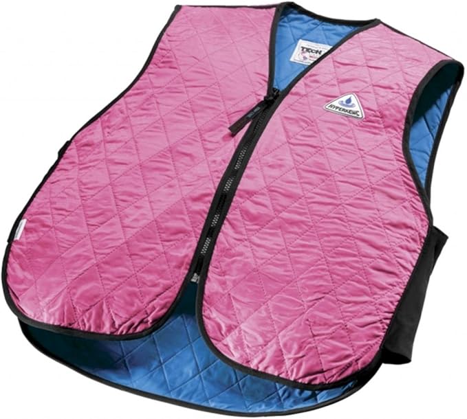 HyperKewl Light Weight Evaporative Cooling Sport V-Neck Vest with Zipper Closure