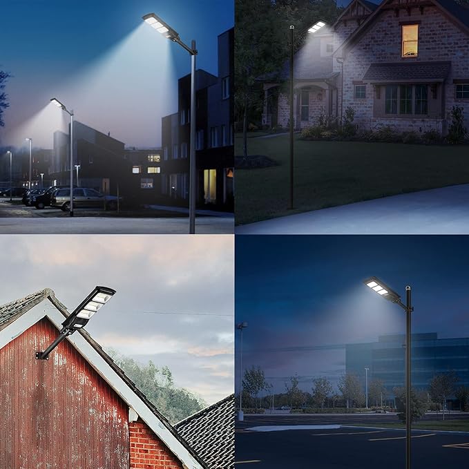 Mounting Brackets Extension Arm for Solar Street Light, Light Fixture Bracket Pole for Wall, Fence, Tree, Yard, Barn