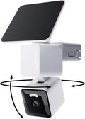 WYZE Solar Cam Pan (Flagship Model), AI Security Cameras Wireless Outdoor, Battery Powered Cameras for Home Security, 2K Crystal-Clear, Enhanced Color Night Vision, No Blind Spots, Peace of Mind