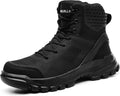 Hogent Steel Toe Boots for Men Lightweight Comfortable Work Boots with Air Cushion Puncture Proof Safety Shoes for men Industrial Construction Warehouse Work