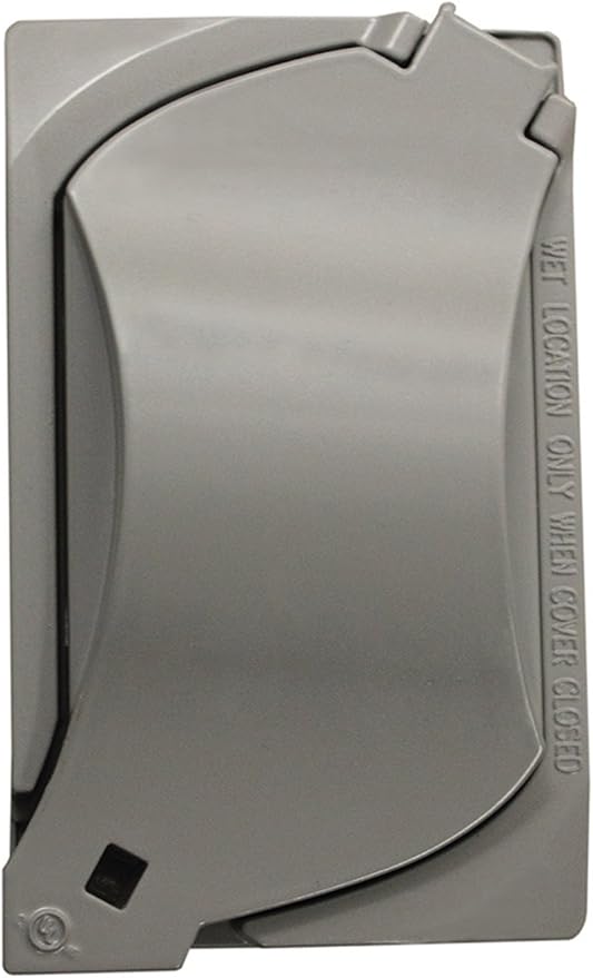 Sigma Engineered Solutions 14147 1-Gang Universal Weatherproof Cover, Gray