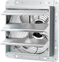 GCJ 12 Inch Shutter Exhaust Fan Wall Mounted, High-Speed 1600 RPM, Attic Fan, Suitable for Ventilation, Extraction, and Exhaust in Garages, Greenhouses, Shops, Attics, and Sheds