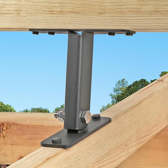 3 Pack Heavy Duty Stainless Steel 304 Pergola Roof Riser Beam Brackets (3 Pack)