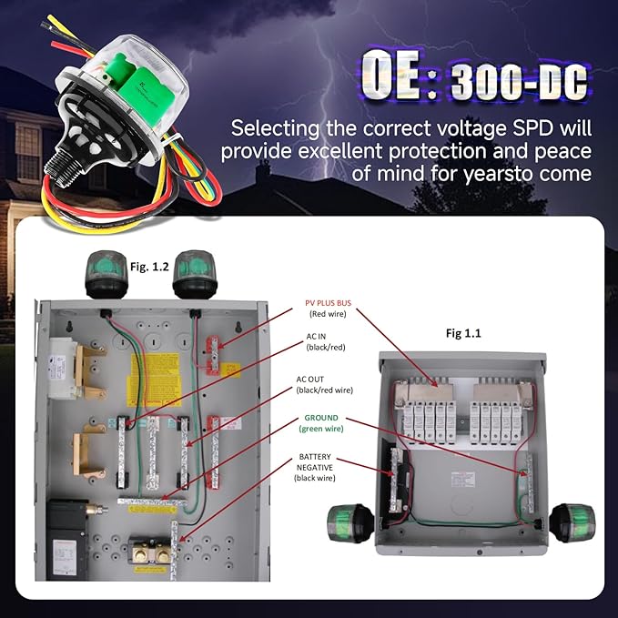300-DC Surge Protection Device is Designed for Indoor and Outdoor Applications and Suitable Can Protect Wires & Transformers, MNSPD-300-AC, MNSPD-300-DC