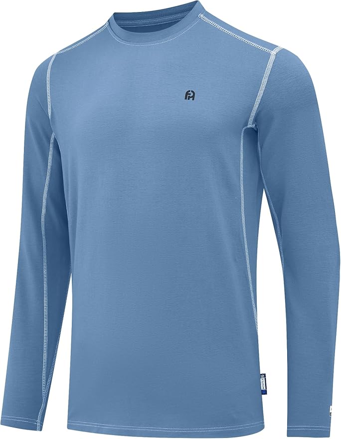 FR Shirts for Men 6oz Lightweight Stretch Work Shirt with Decorative Shoulder Stitch Design Flame Resistant Long Sleeve CAT2