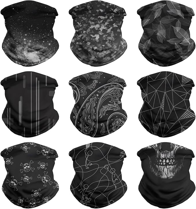 Neck Gaiter Face Cover - Sun Protection Mask Balaclava for Men and Women