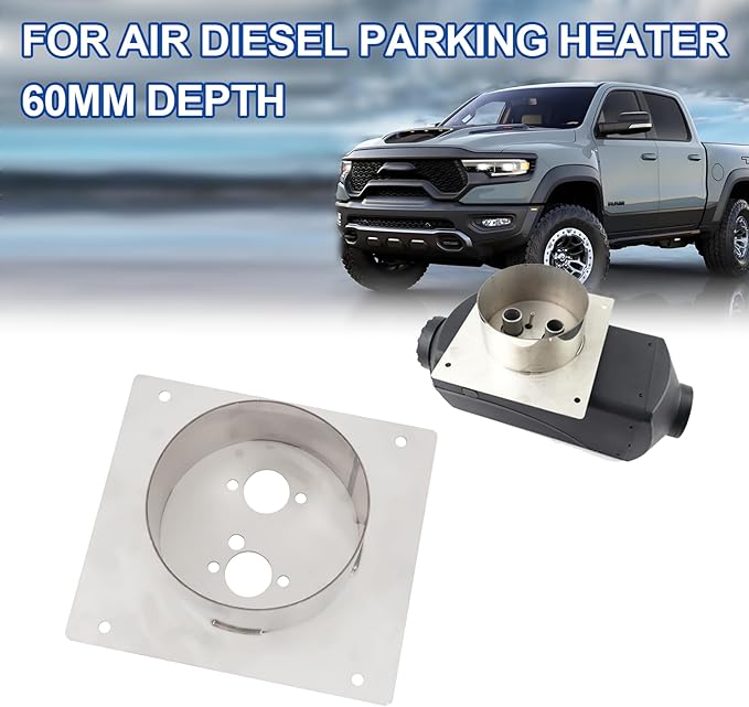 Diesel Heater Mounting Plate,Air Diesel Parking Heaters Base Mount Floor Bracket Support kit Accessories Parts for Webasto Eberspacher Airtronic D2 D4 D5 Planar Heater (Deep 60mm/2.4inch)