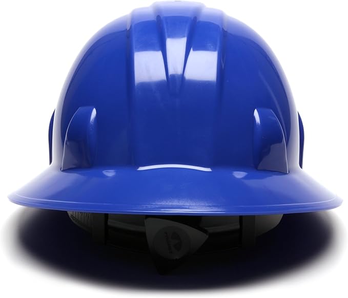 Pyramex Safety SL Series Full Brim Hard Hat 4-Point Ratchet Suspension