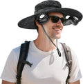 AMACOOL Bucket Hat Fan, Gifts for Him Father Dad Husband, Fishing Essentials for Men Women Camping Hiking Beach Gardening