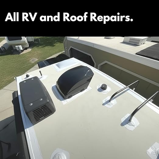 HSS RV Sealant Tape with MicroSealant - Waterproof Commercial Roofing Tape for Roof and RV Repair - UV- & Weatherproof - White - 4 inch x 50 ft.