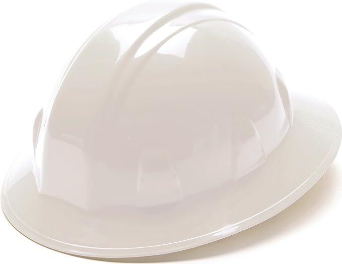Pyramex Safety SL Series Full Brim Hard Hat 4-Point Ratchet Suspension