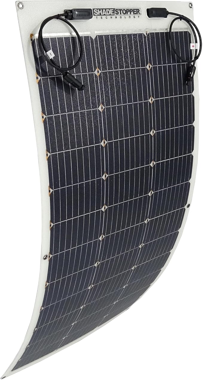 100 Watt Flexible Solar Panel with Shade Stopper Technology
