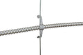 Conduit Cable Support Clip to Ceiling Wire, Threaded Rod & Flanges. Heavy Duty Spring Steel Clip 50 Pack