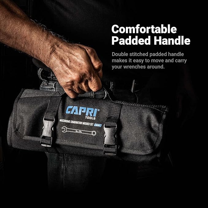 Capri Tools Wrench Roll Up Pouch Standard Pockets