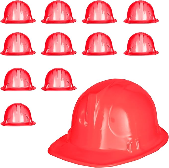 Windy City Novelties 12-Pack Construction Hats - Versatile Party Favors & Costume Accessories Kids Parties & Costume Props