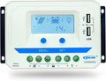 EPEVER Solar Charge Controller 30A PWM VS3024AU with Dual USB Ports Solar Panel Battery Regulator 12V/24V Auto Work with LCD Display (30A)