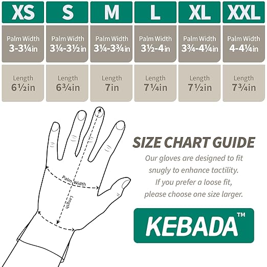 Kebada W1 Work Gloves for Men and Women, PU Coated Safety Gloves with Grip, Touchscreen, Ideal for Warehouse Package Handling, Construction, Gardening, Black X-Large
