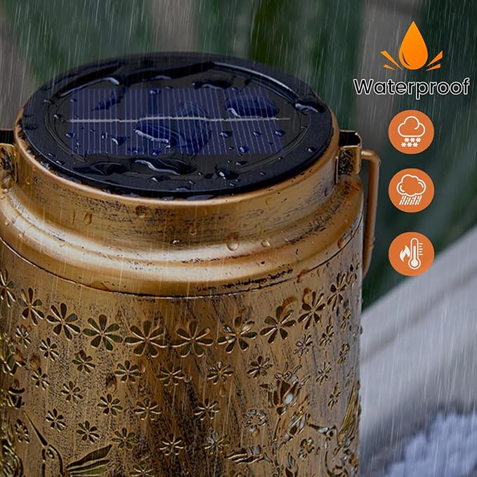 4 Pack Solar Light Replacement Top, Solar Panel for Outdoor Lights (Top 3.23 Inch, Bottom 2.83 Inch), Waterproof Led Replacement Parts for Yard Garden Decor and DIY Outdoor Lanterns