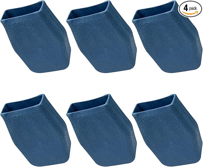 Earthtec AC19-2 Extension Ladder Covers Rubber End Caps Replacement for Werner Fiberglass & Aluminum Stabilizer Bumpers Pads Boots Accessories (6 Pack)