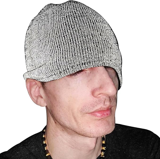 Reflective Winter Beanie Hats Reflector Cap for Women Men Safety Gear for Running