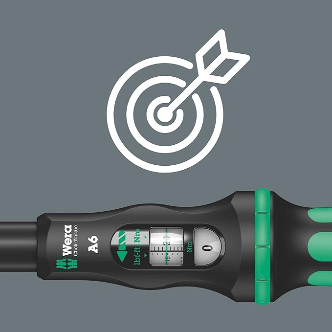 Wera Click-Torque A6 Torque wrench Hex 2 5-25 Nm