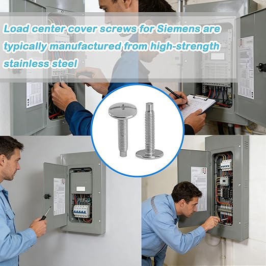 Load Center Cover Screws for Siemens, Electrical Panel Screws Compatible with Murray, Ultimate or EQ Type Load Centers 20 pcs
