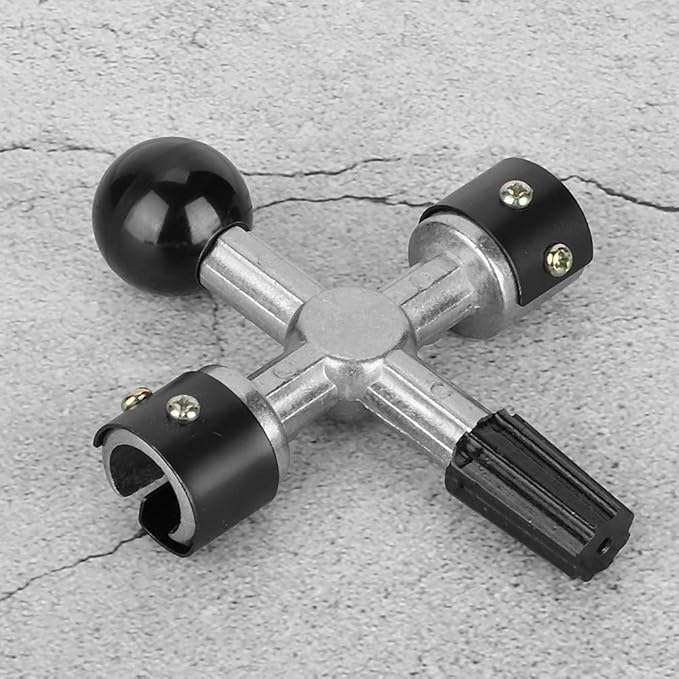 Aramox 4-Way Battery Terminal Cleaner, Steel Construction, Automotive Maintenance Tool for Battery Posts and Lugs