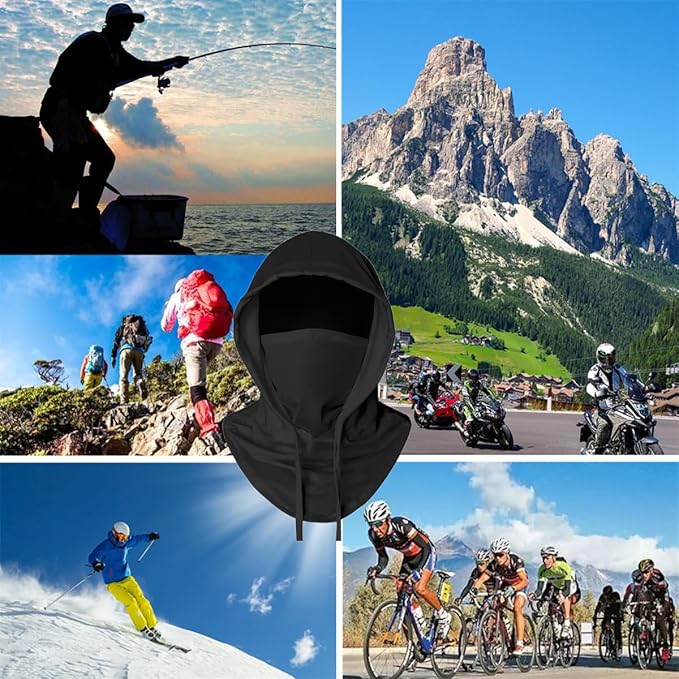Cooling Balaclava Sun UV Protection Hood Breathable Full Head Mask Face Cover for Men Women Cycling Motorcycle Fishing