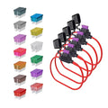 10 Gauge Fuse Holder ATC/ATO, SIM&NAT 5 Packs in-Line Automotive Blade Fuse Holder with 65PCS Standard Car Fuses, 1A 2A 3A 4A 5A 7.5A 10A 15A 20A 25A 30A 35A 40A Automotive Replacement Fuses