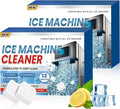 Ice Machine Cleaner Maker Descaler, 12 Ice Maker Cleaner Tablets, Remove Hard Water Mineral Buildup Clean Tablets Ice Makers, Nickel Safe Scale Remover for All Ice Machines, 2 PCS