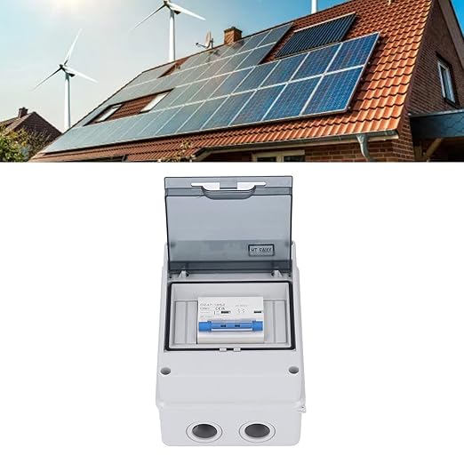DZ47-125Z D80 Miniature Circuit Breaker 500V 80A DC Disconnect Switch PV Combiner Box IP65 Distribution Box for Photovoltaic Solar Panel Grid Connected System