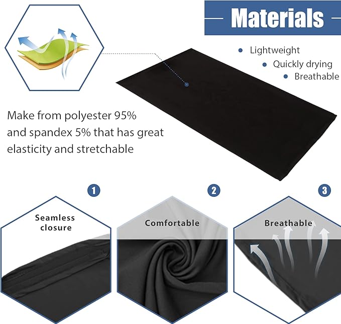 Sun UV Protection Face Mask Cooling Neck Gaiter Reusable Balaclava Bandana Scarf
