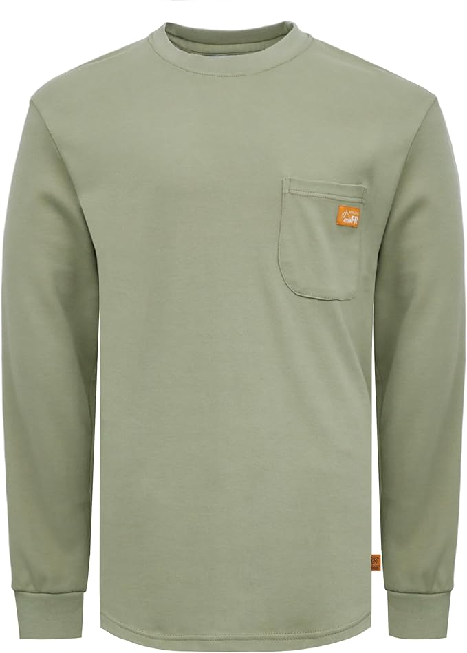 Titicaca FR Shirts Flame Resistant T Shirts 100% Cotton Men's Pre-Washed Fire Retardant T-Shirts