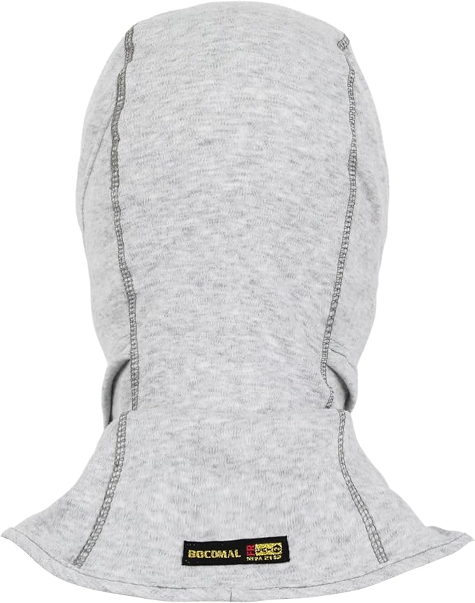 BOCOMAL FR Flame Resistant Balaclava Face Mask Arc Rated NFPA2112 CAT2 Helmet Liner Covering Hood for Welding