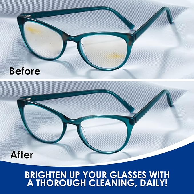 NORTHWEST ENTERPRISES Ultrasonic Eyeglass Cleaner Solution. Concentrated Ultrasonic Glasses Cleaner for use in Sonic and Ultrasonic Machines. (1)