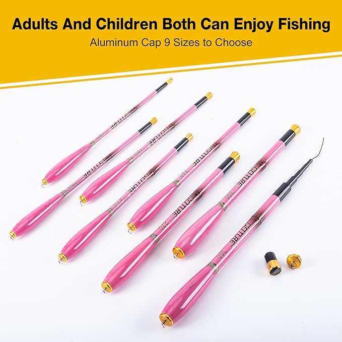 Goture Telescopic Mini Pocket Fishing Pole, Portable Fishing Hand Pole, Stream and Universal Fishing Rod, Ultralight High Strength Fishing Rods Fit for Beginners