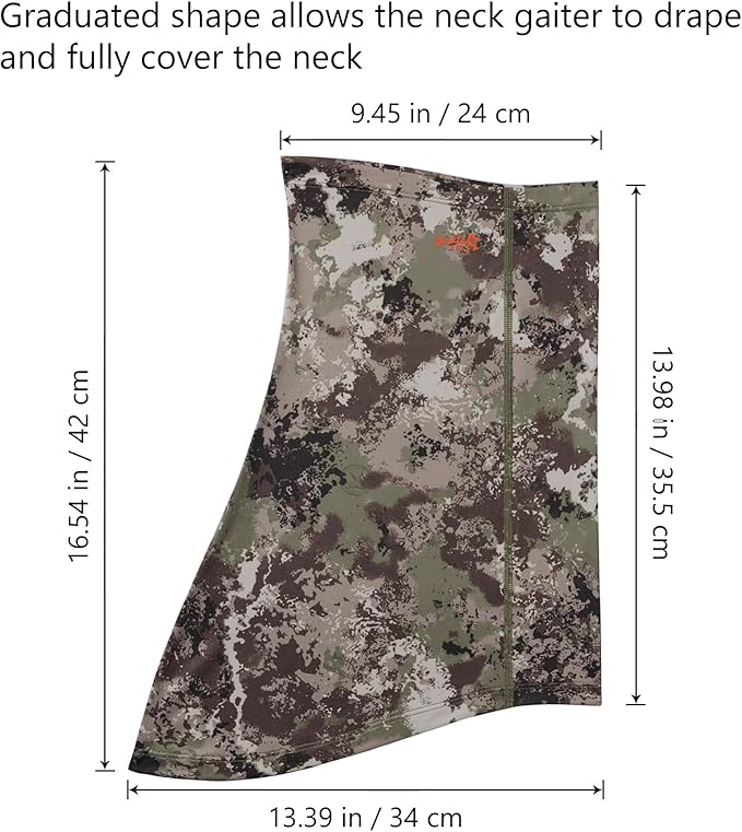 BASSDASH Neck Gaiter Mask UPF 50 Sun Protection for Men & Women, Fishing, Hiking, Outdoor